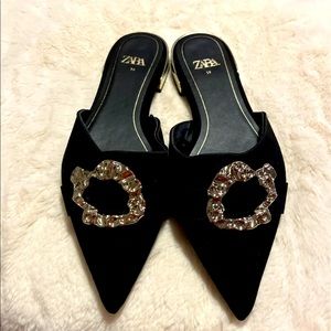 ZARA Fancy Flats Size 39
